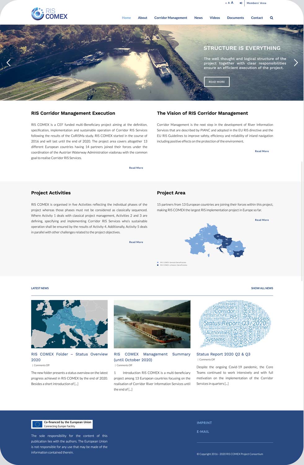 Web Design und responsive Website für Via donau