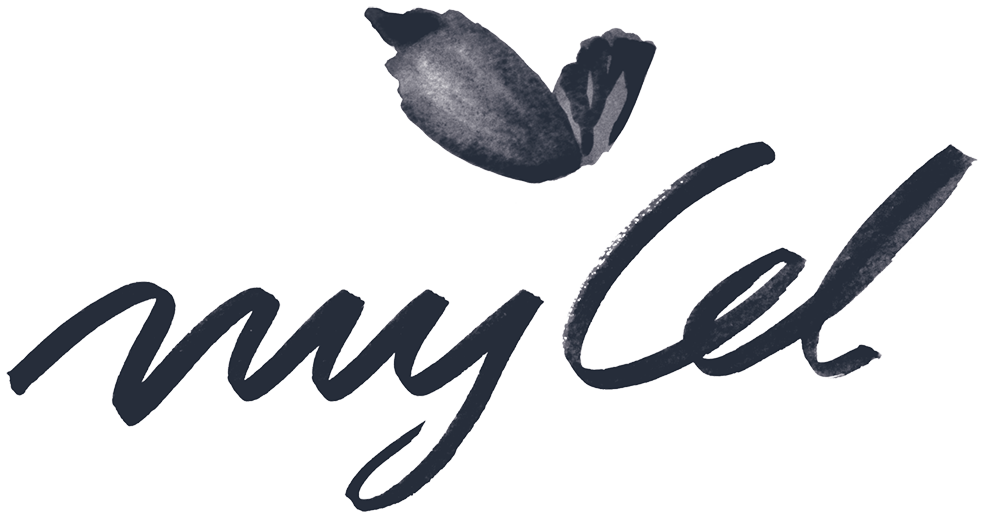 Logo Design Entwicklung für myCel von Livingcreation Grafikagentur in Wien