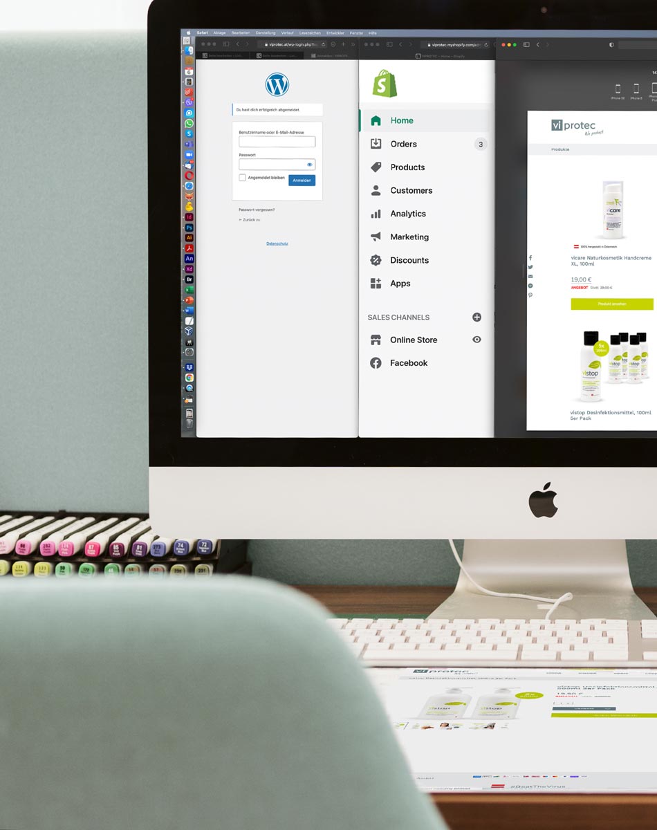 online-shop-wordpress-shopify Webshop erstellen mit WooCommerce für WordPress oder Shopify