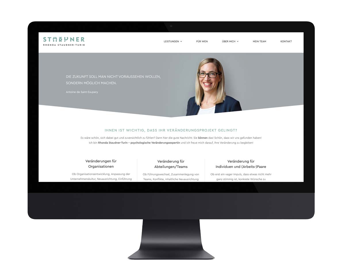 Webdesign und WordPress Website für Berater