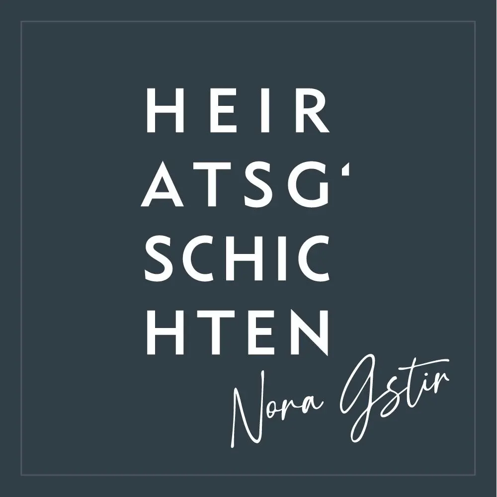 Logo Konzeption und Design-Entwicklung für Heirats'Gschichten bei Nora Gstir