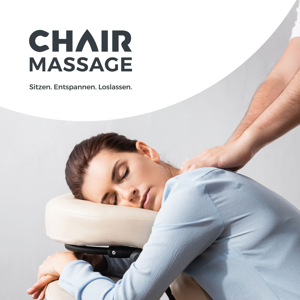 Branding und Design der Website für Chair Massage Wr. Neustadt