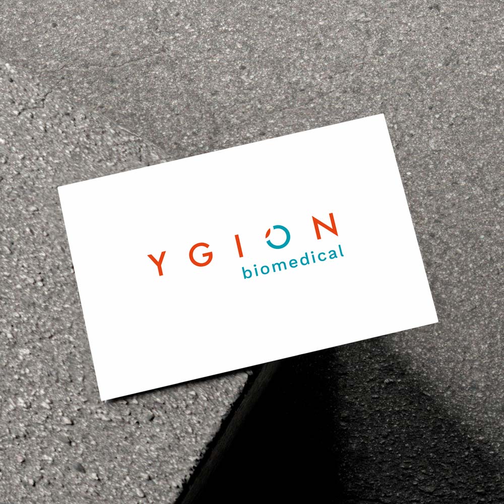 Gestaltung von Visitenkarten für YGION Biomedical