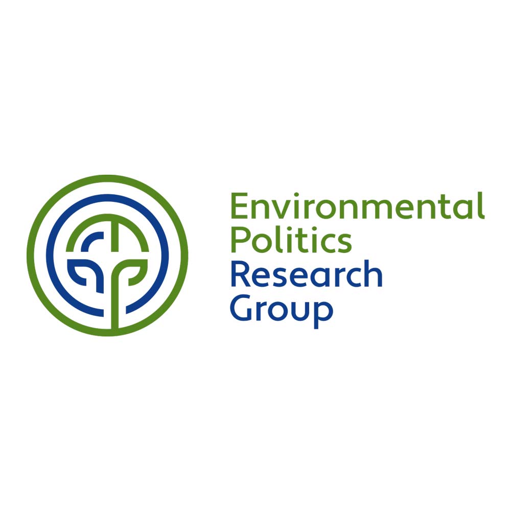 Logodesign für Environmental Politics Research Group, ein Projekt der Universität Wien
