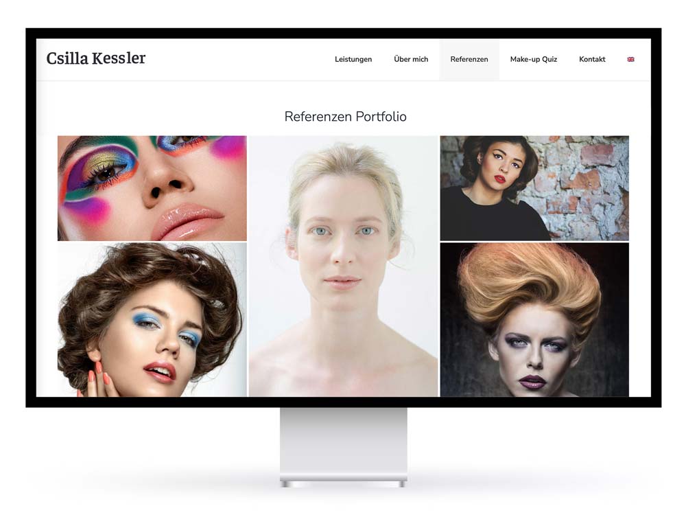 Webdesign und Entwicklung mit WordPress für Csilla Kessler