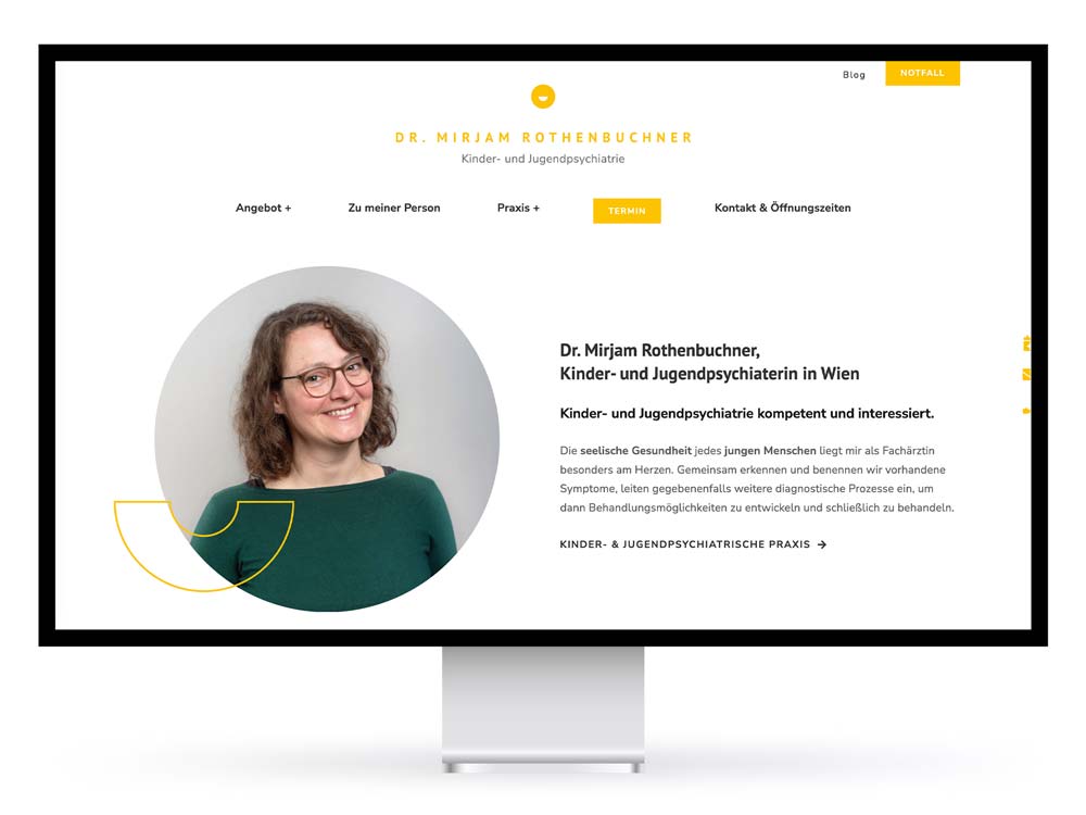 Webdesign für Dr. Rothenbuchner Kinder- und Jugendpsychiatrie