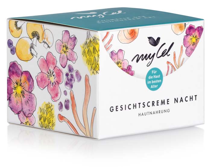 myCel Nachtcreme Verpackungsdesign myCel Nachtcreme Verpackungsdesign