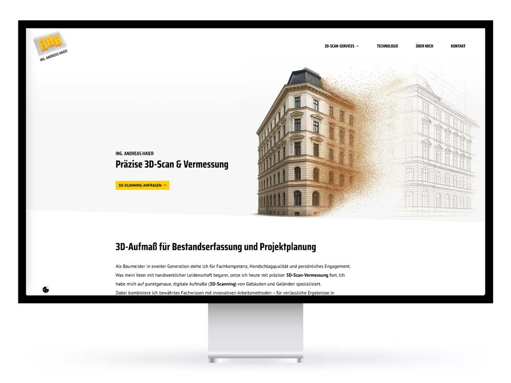 Webdesign und Webentwicklung für Ing. Andreas Haier,